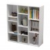 INTEXCA 12-Cube Large Modern Bookshelf Storage Organizer for Home, Bedroom, Office